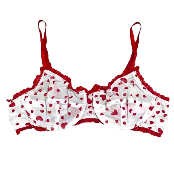 Sugar Thrills Mesh Heart Bralette - Picture 5 of 7